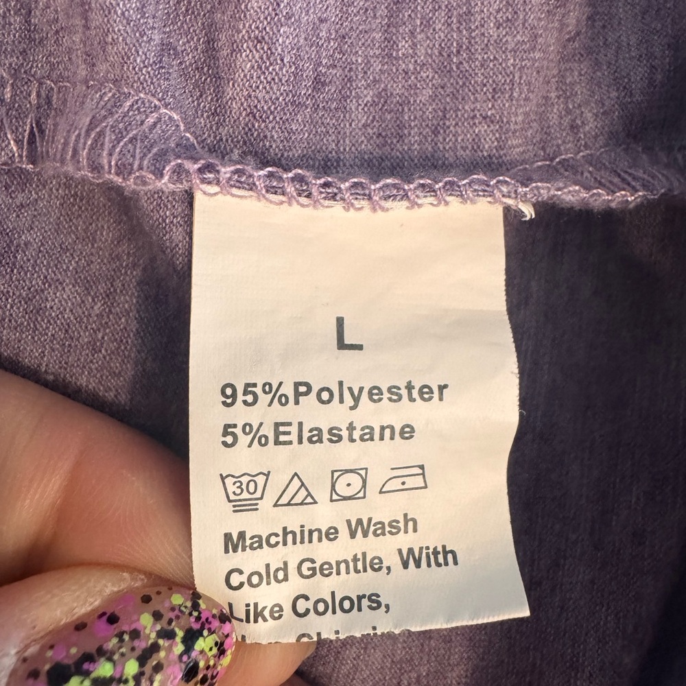 Womens purple tank top size L - Picture 5 of 8